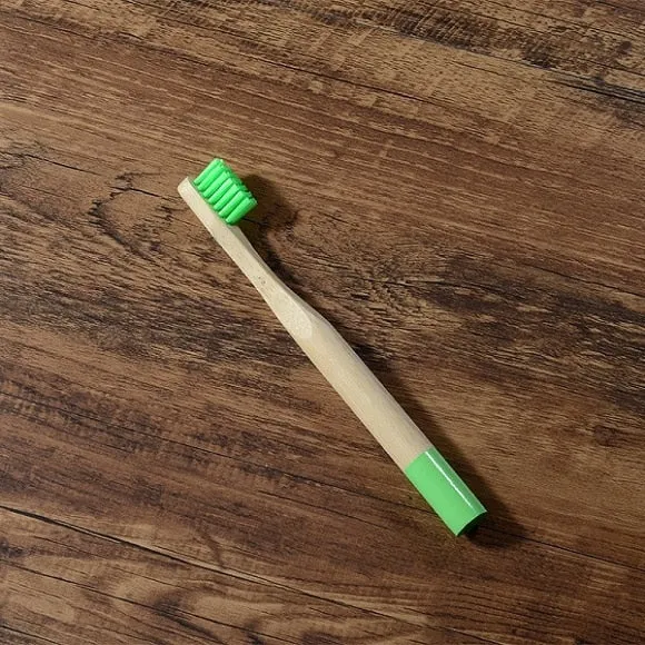 10 pcs Kids Eco Friendly Bamboo Toothbrush Soft Bristles