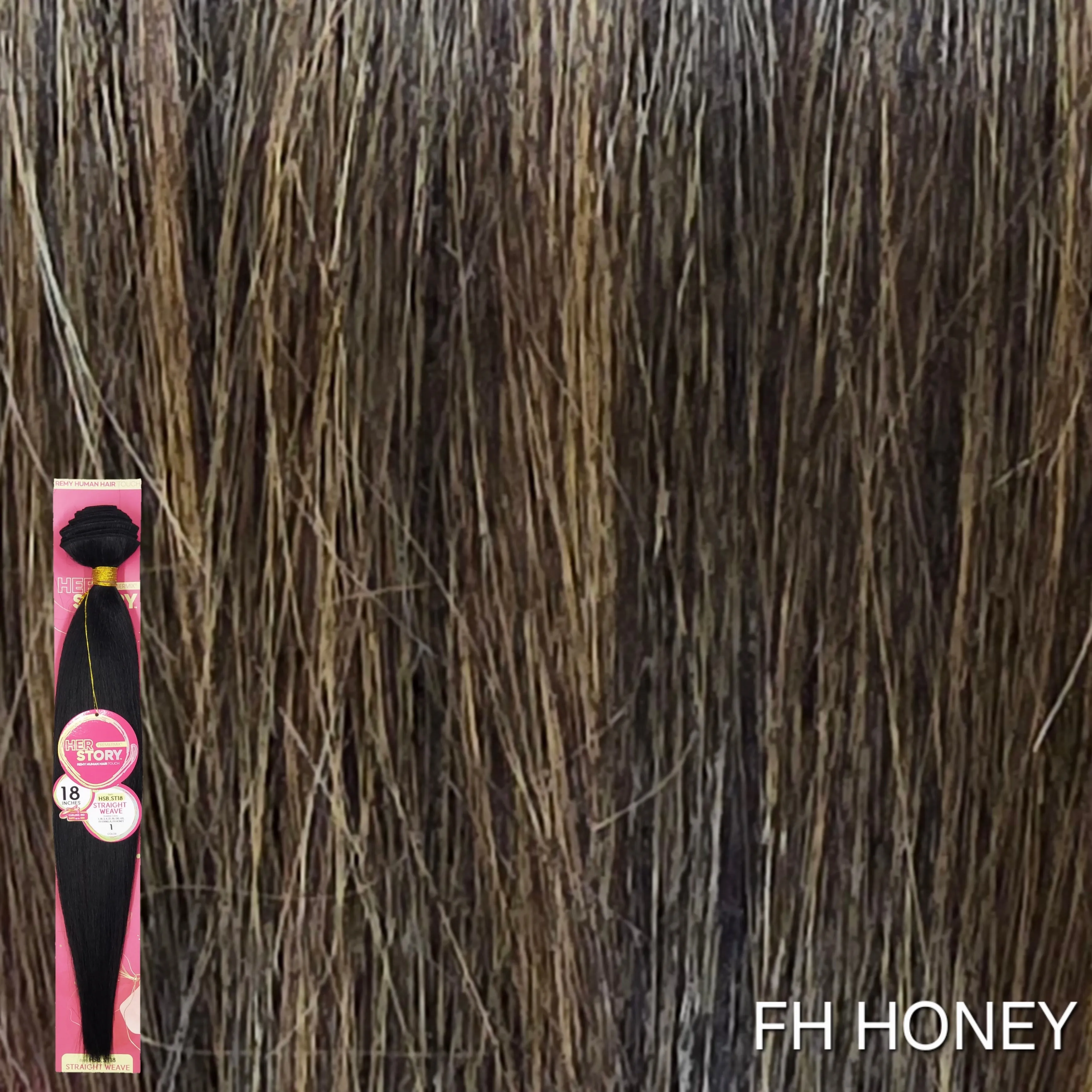 (18") Beshe HER STORY PremierMix Remy Touch Straight Weaving (HSB.ST18)