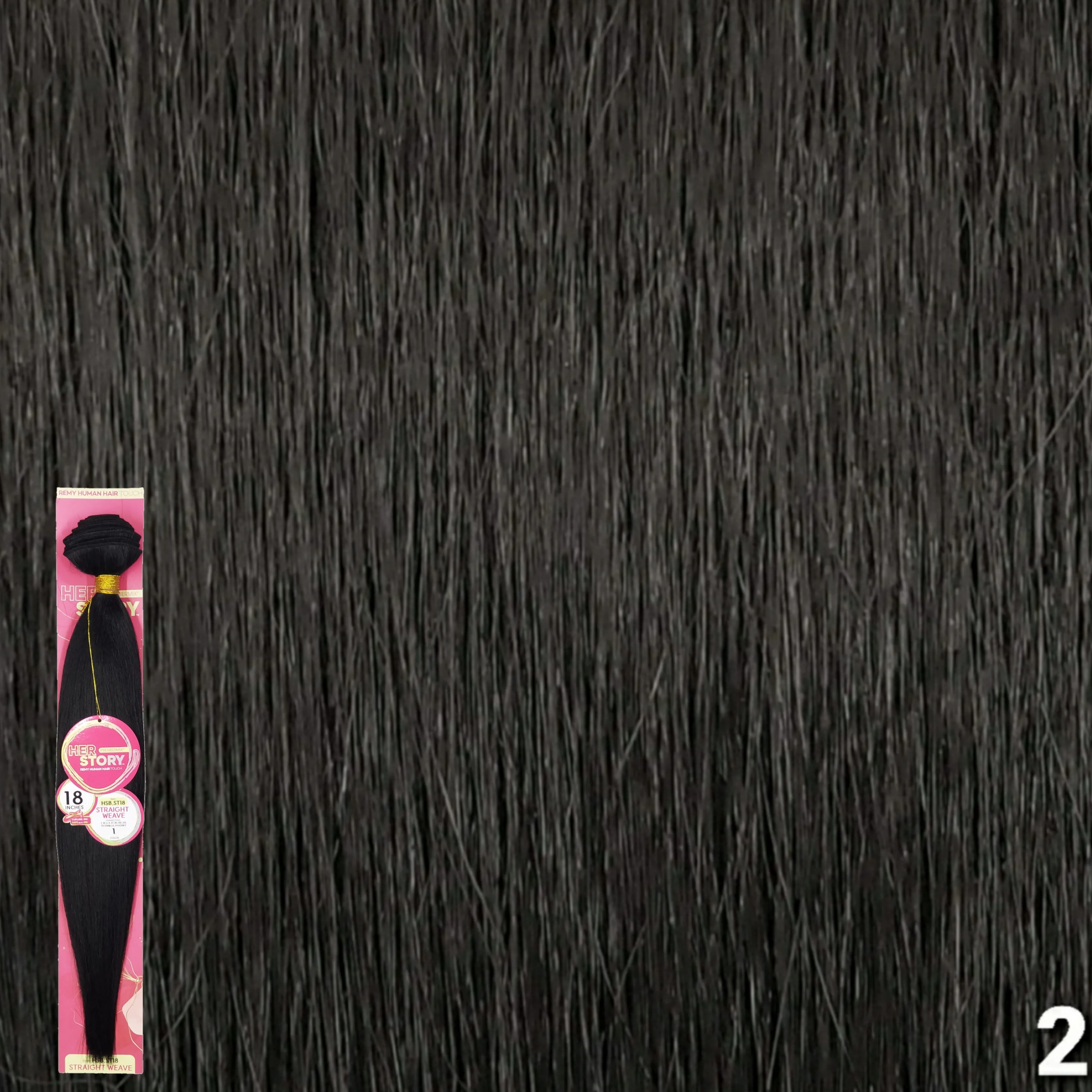 (18") Beshe HER STORY PremierMix Remy Touch Straight Weaving (HSB.ST18)