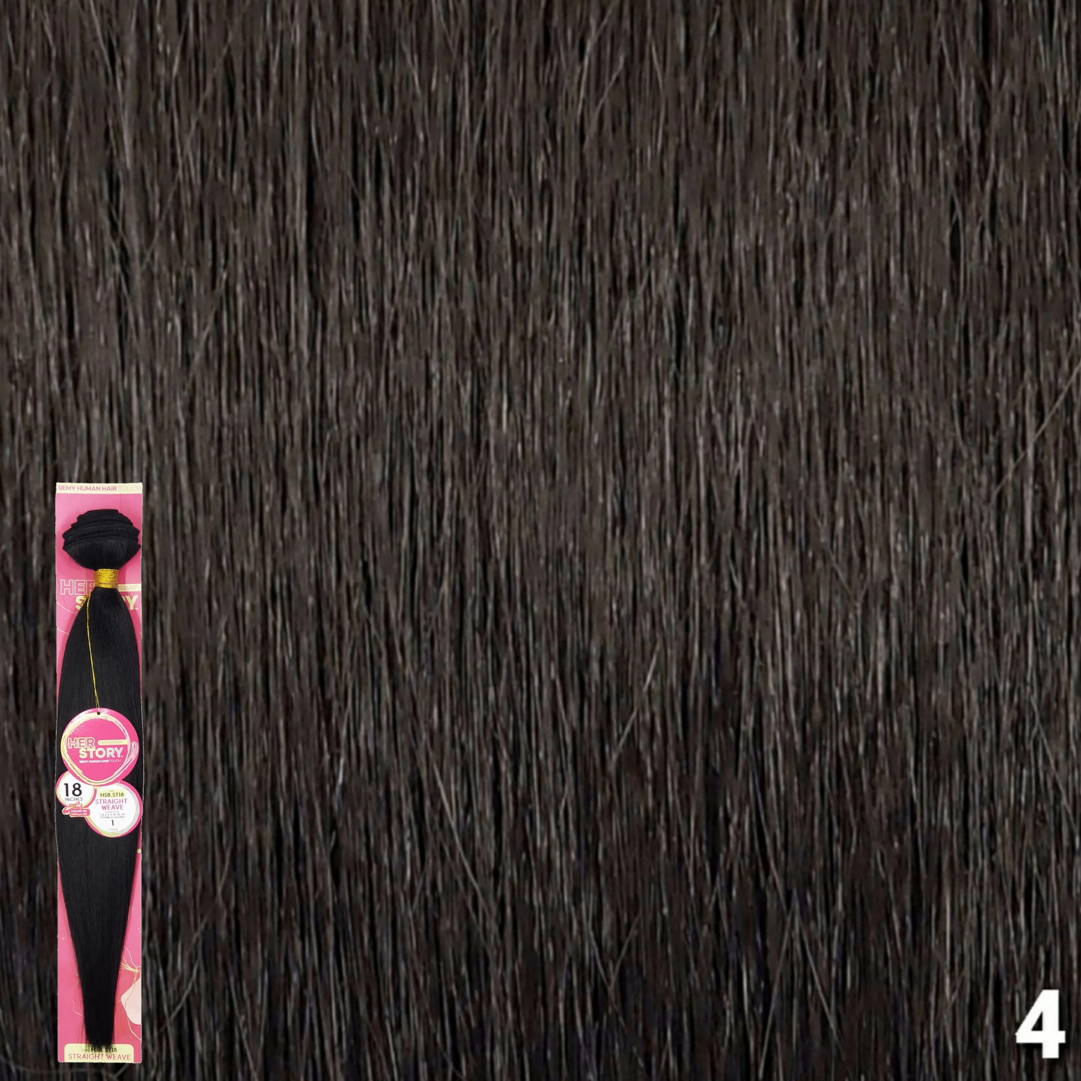 (18") Beshe HER STORY PremierMix Remy Touch Straight Weaving (HSB.ST18)