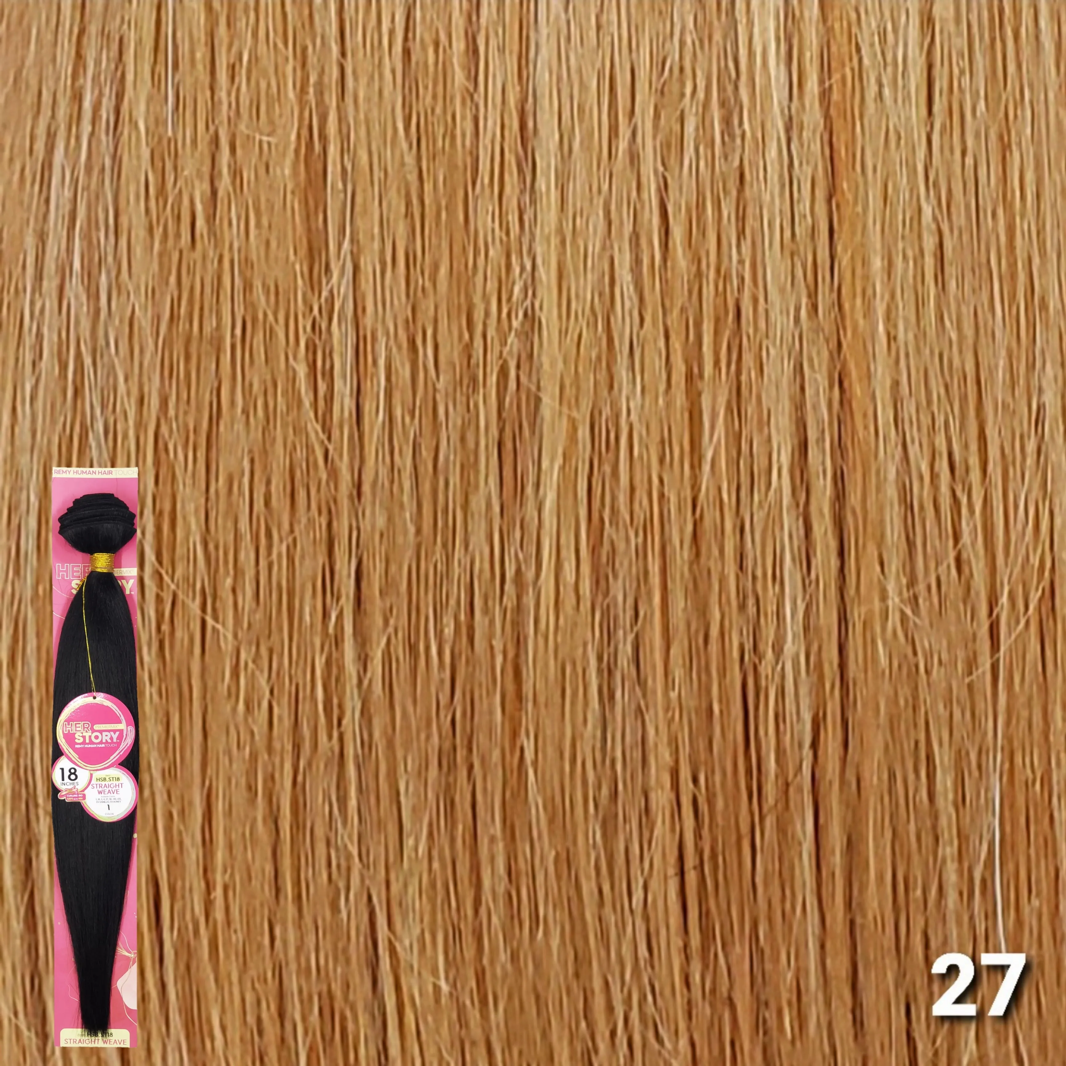 (18") Beshe HER STORY PremierMix Remy Touch Straight Weaving (HSB.ST18)