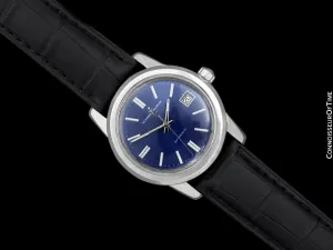 1960's Ulysse Nardin Vintage Mens Large 37mm Automatic Calatrava Watch, Stainless Steel