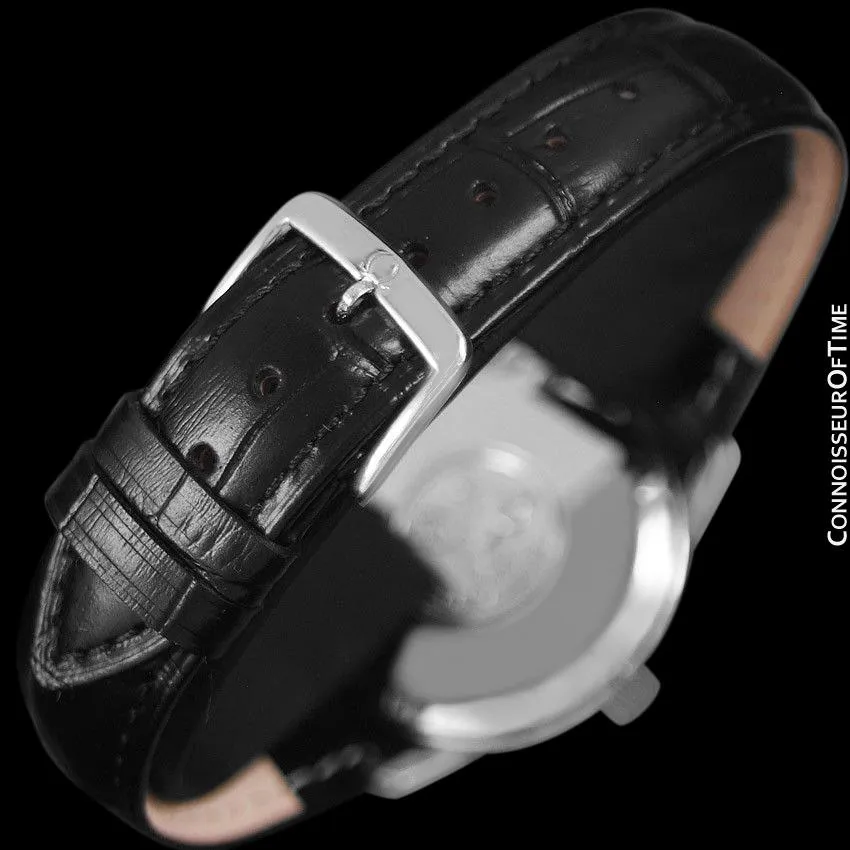 1968 Omega Seamaster Geneve Mens Vintage Watch with 565 Movement, Automatic, Quick-Setting Date - Stainless Steel