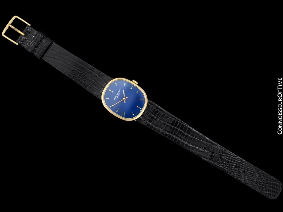 1970's Patek Philippe Ellipse Mens Watch, Ref. 3548 - 18K Gold