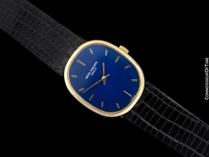 1970's Patek Philippe Ellipse Mens Watch, Ref. 3548 - 18K Gold