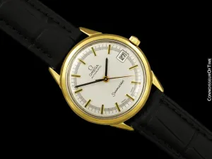 1971 Omega Seamaster Mens Vintage Cal. 563 Watch, Automatic, Date - 18K Gold Plated & Stainless Steel