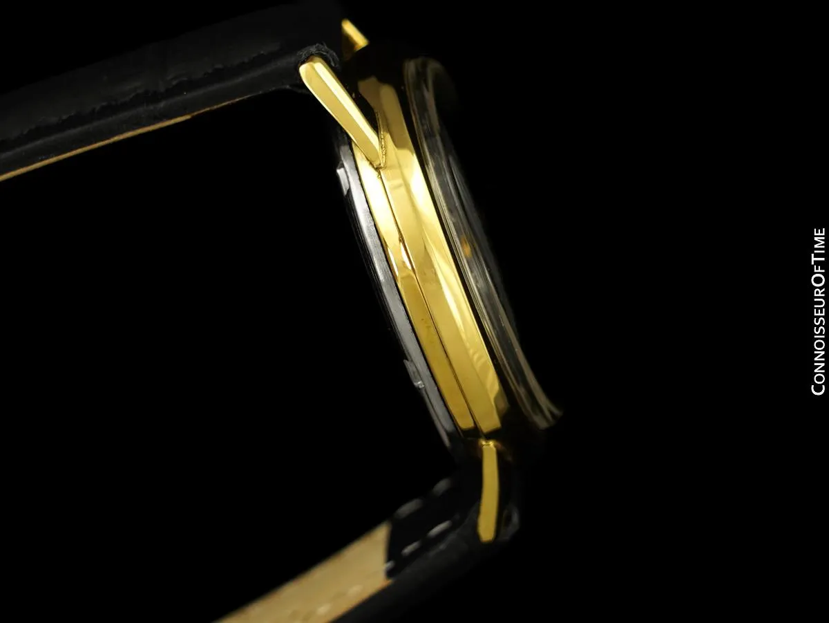 1971 Omega Seamaster Mens Vintage Cal. 563 Watch, Automatic, Date - 18K Gold Plated & Stainless Steel