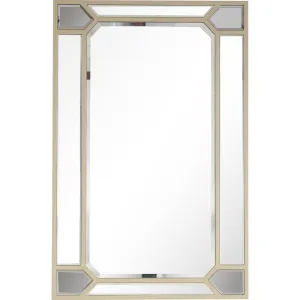 43" Silver Metal Framed Accent Mirror
