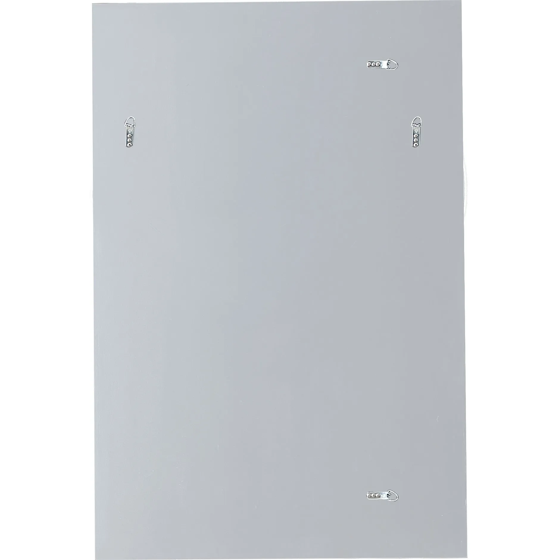 43" Silver Metal Framed Accent Mirror