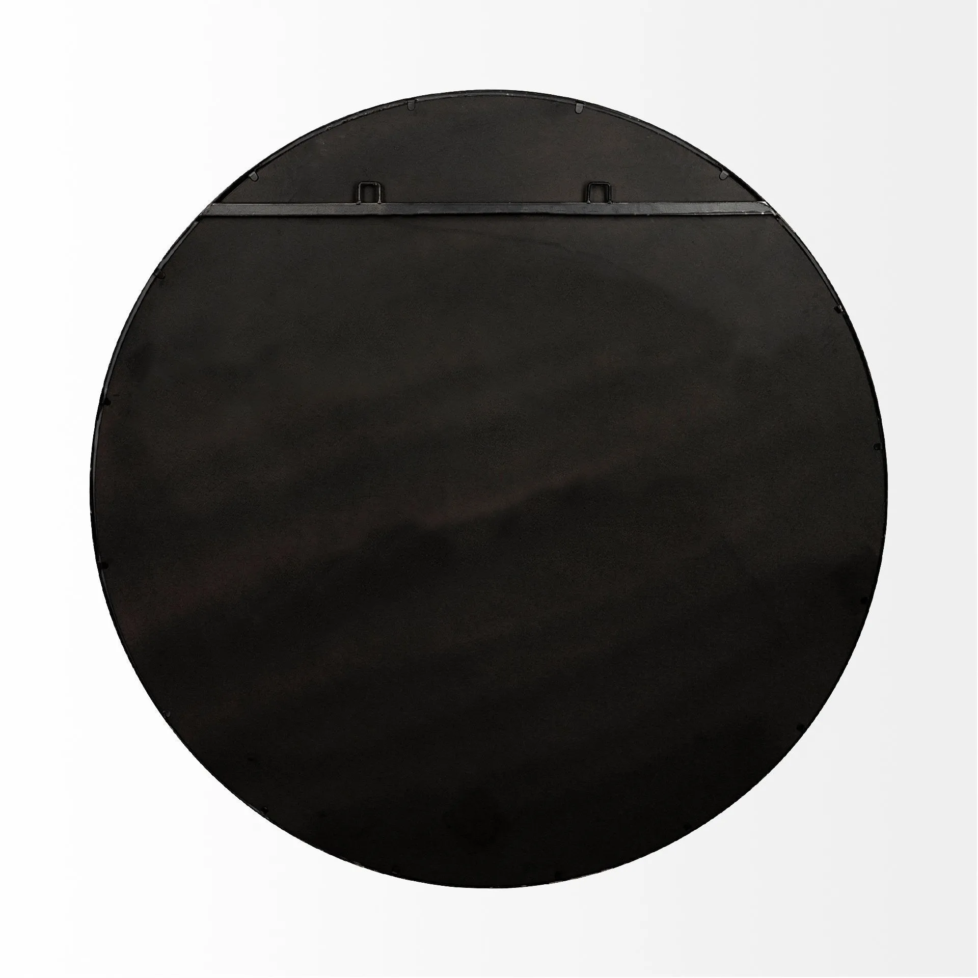 47" Gold Round Metal Framed Accent Mirror