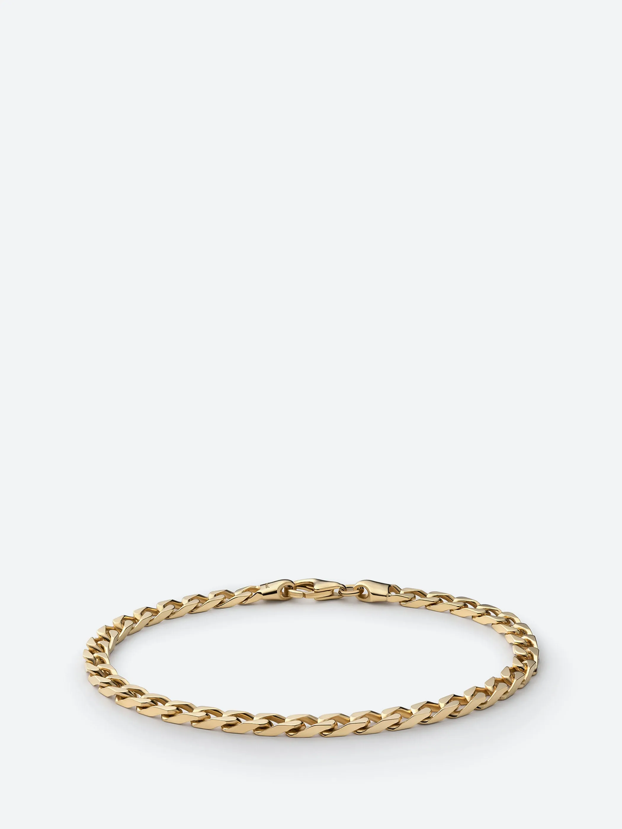 4mm Cuban Chain Bracelet