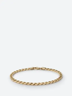4mm Cuban Chain Bracelet