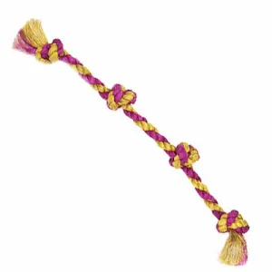 ABACA-DABRA Tug Toy - Large Pink & Yellow