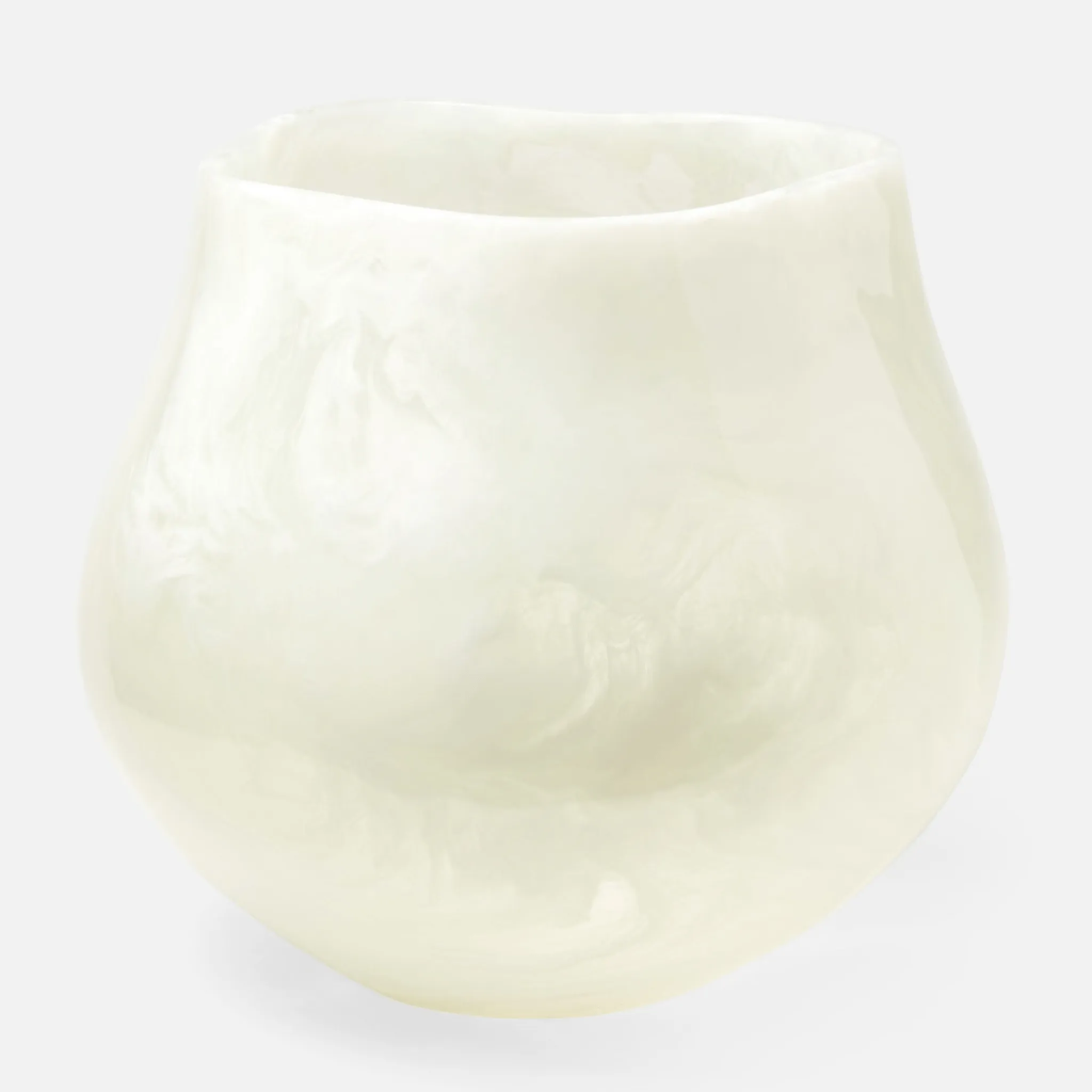 Abria Outdoor Planter - Pearl White