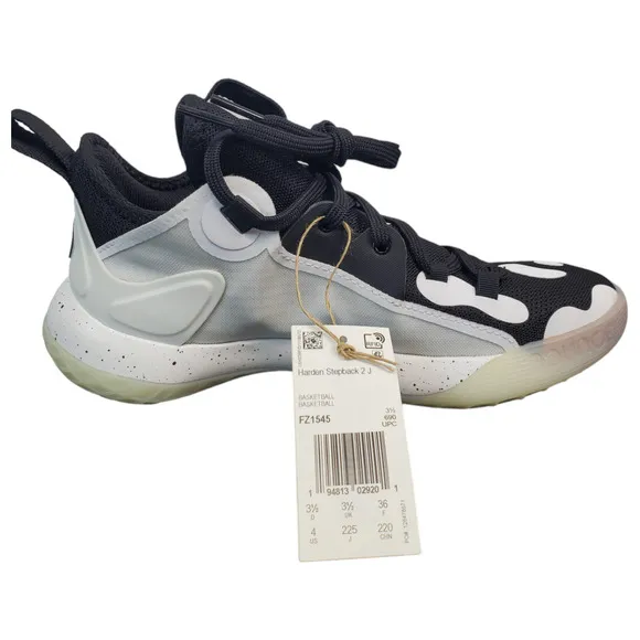 adidas FZ1545 Harden Stepback 2 Sneaker Shoes Basketball Youth Size 4‎ NEW