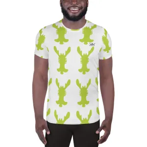All-Over Print Men's Athletic T-shirt | The Rabbit Ear Textile