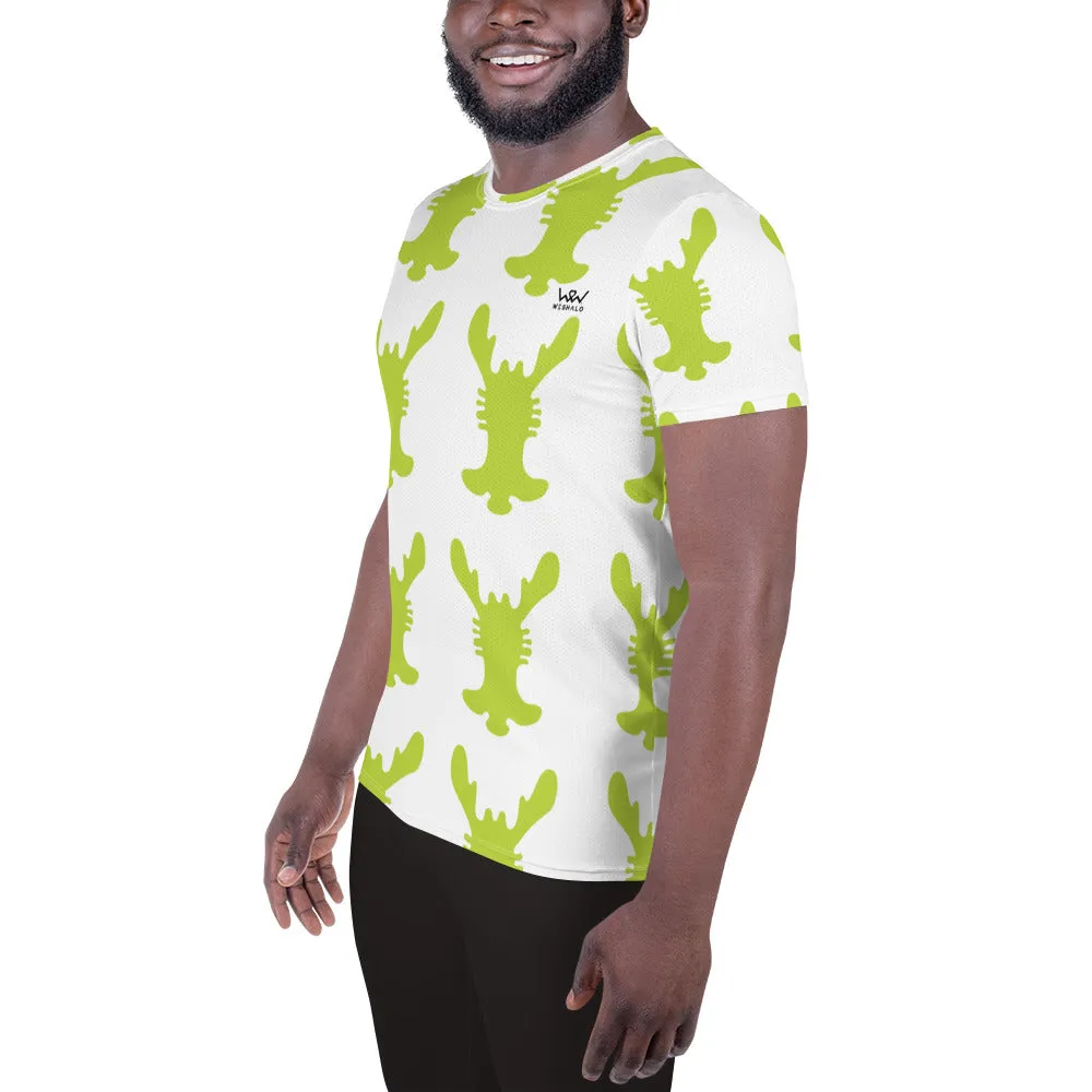 All-Over Print Men's Athletic T-shirt | The Rabbit Ear Textile