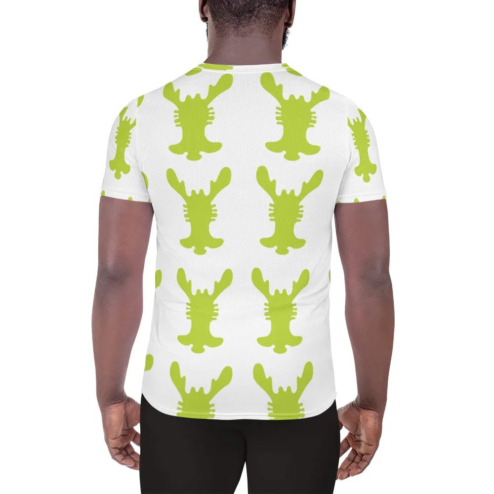 All-Over Print Men's Athletic T-shirt | The Rabbit Ear Textile