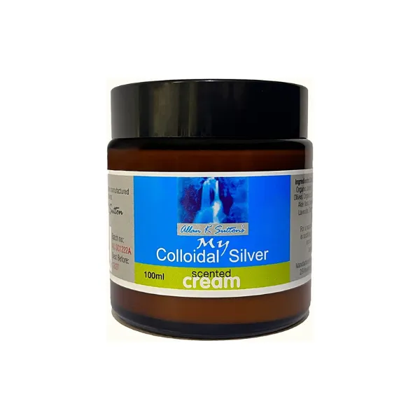 Allan K Sutton's My Colloidal Silver Essential Oil Infused Organic Cream 100mL