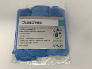 Anti-bacterial microfibre general purpose cleaning cloths MULTIPACK- HG3-1000