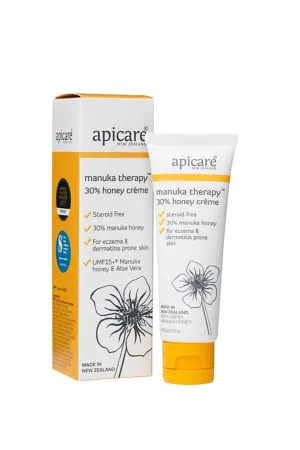 APICARE Manuka Therapy 30% Honey Creme with Manuka Honey 50g