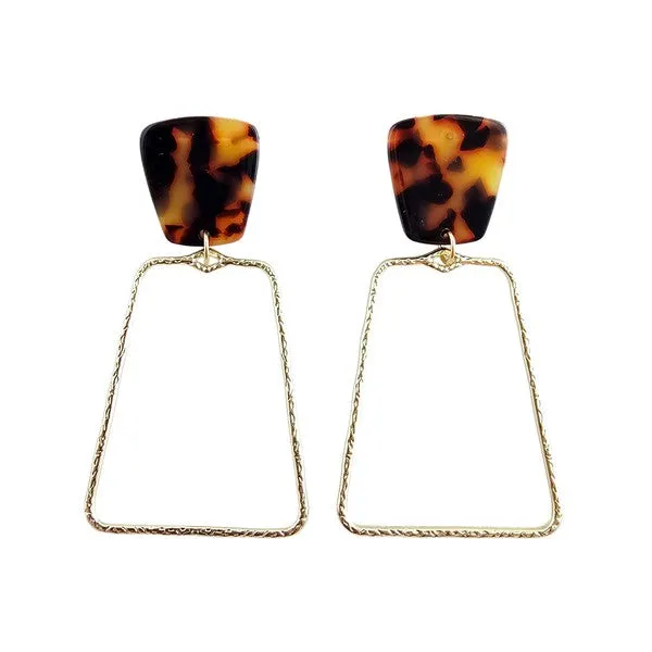 Ariana Earrings - Tortoise, Spiffy & Splendid
