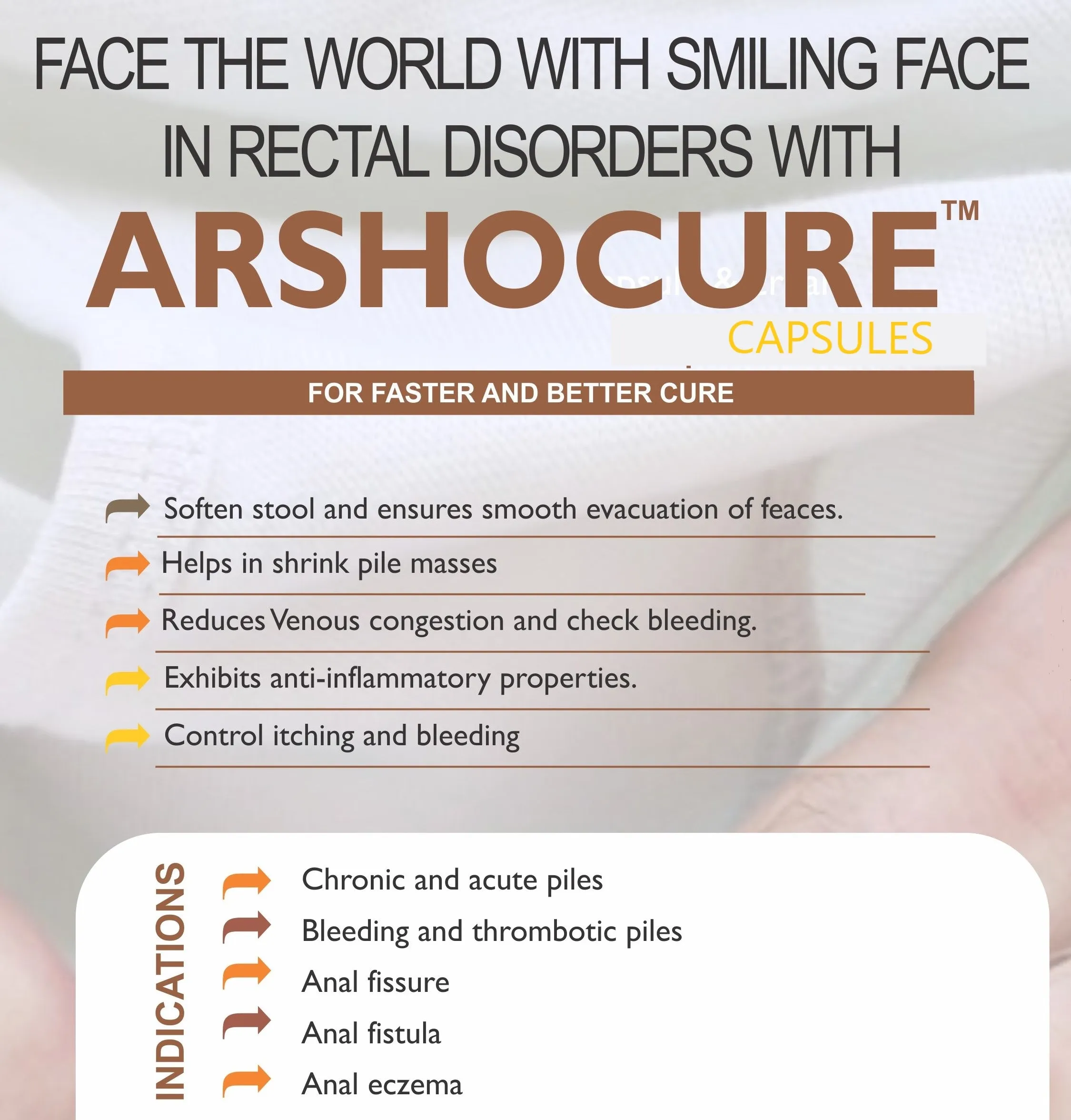 Arshocure Cream, A Herbal treatments for Piles ( Bavasir)