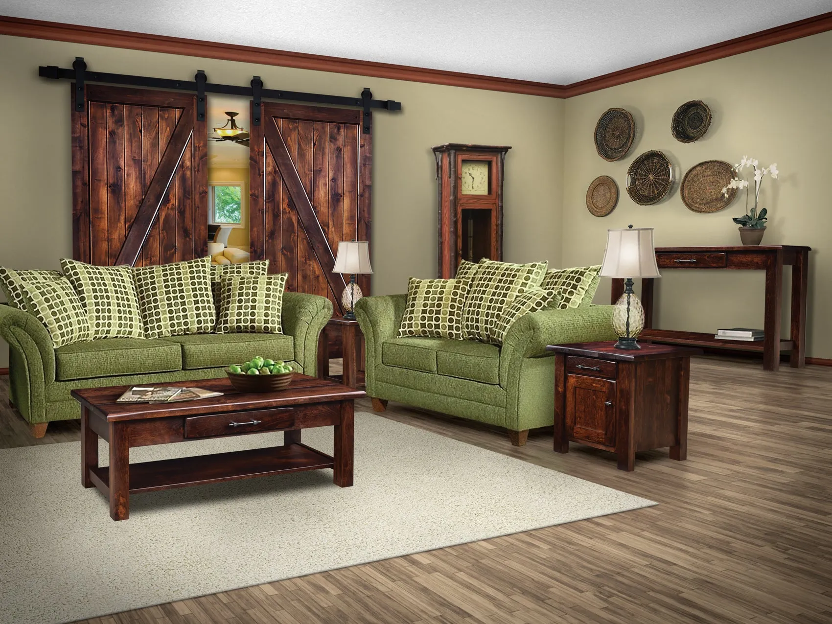 Barn Floor - Amish Chair Side Table