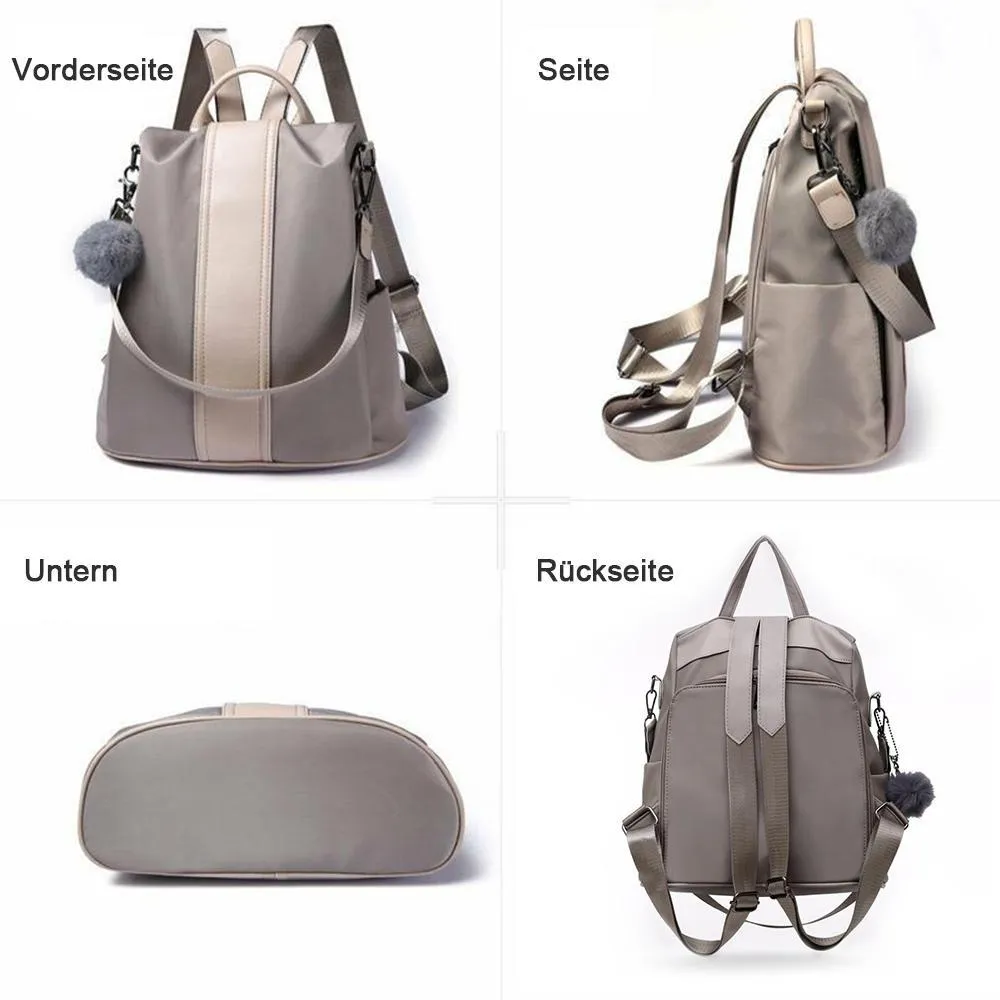 Bequee Antidiebstahle Doppelschultertasche