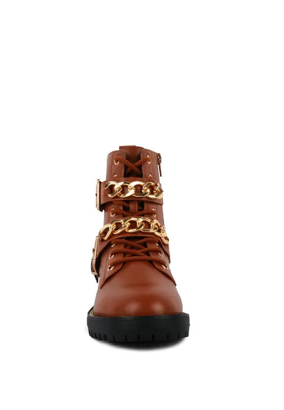 Billy Metal Chain Biker Boot
