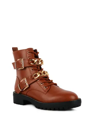 Billy Metal Chain Biker Boot