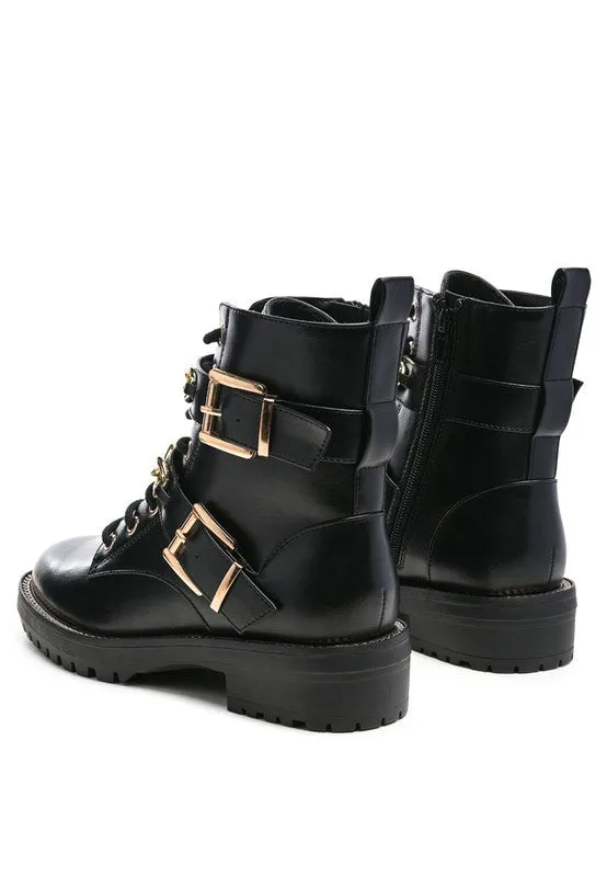 Billy Metal Chain Biker Boot