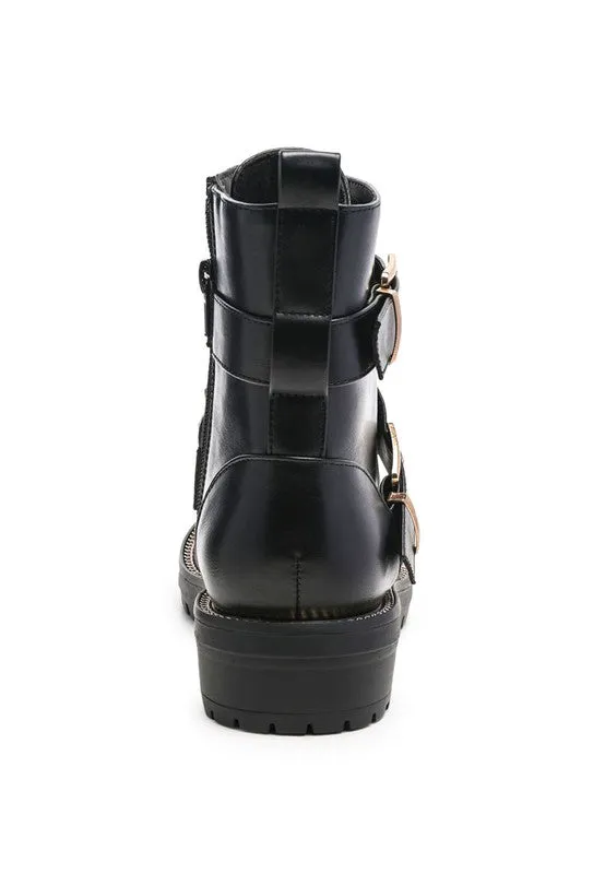 Billy Metal Chain Biker Boot