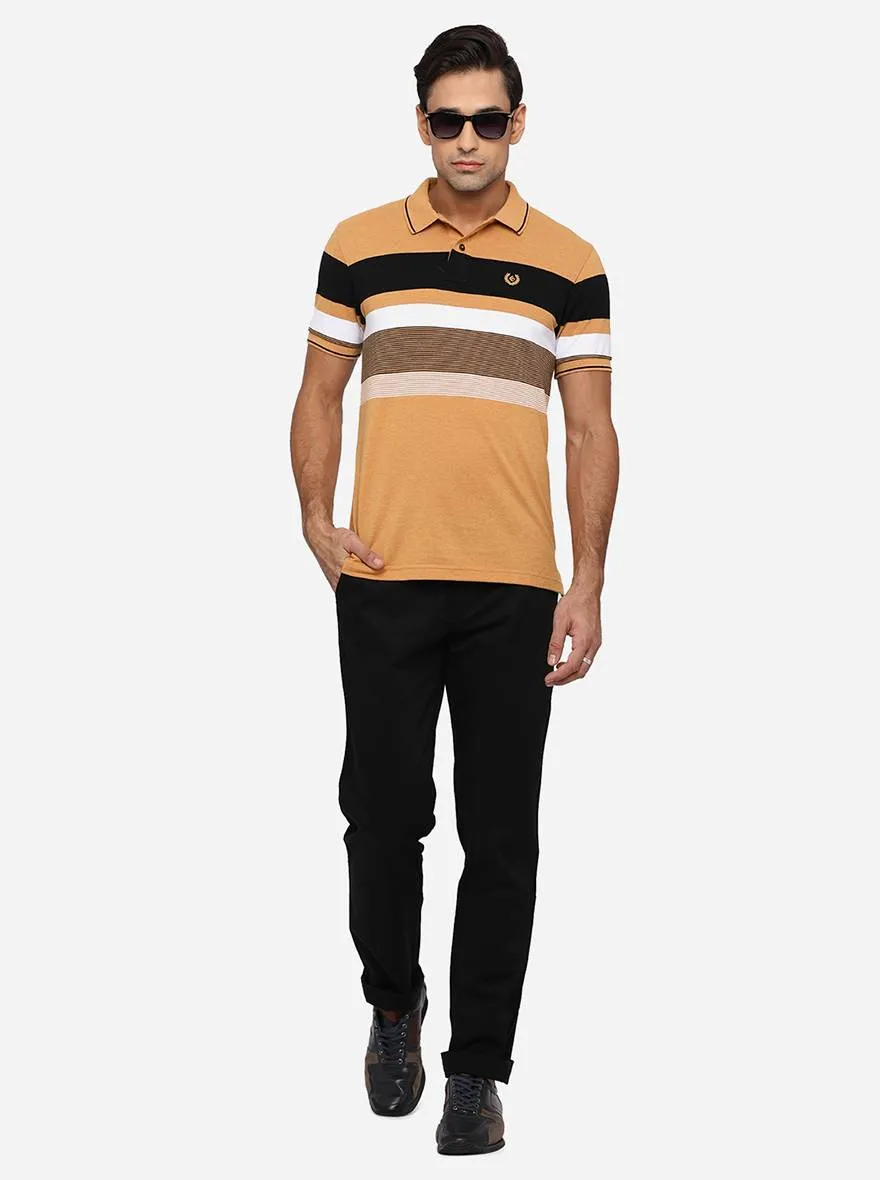 Black Solid Uno Fit Casual Trouser | JadeBlue