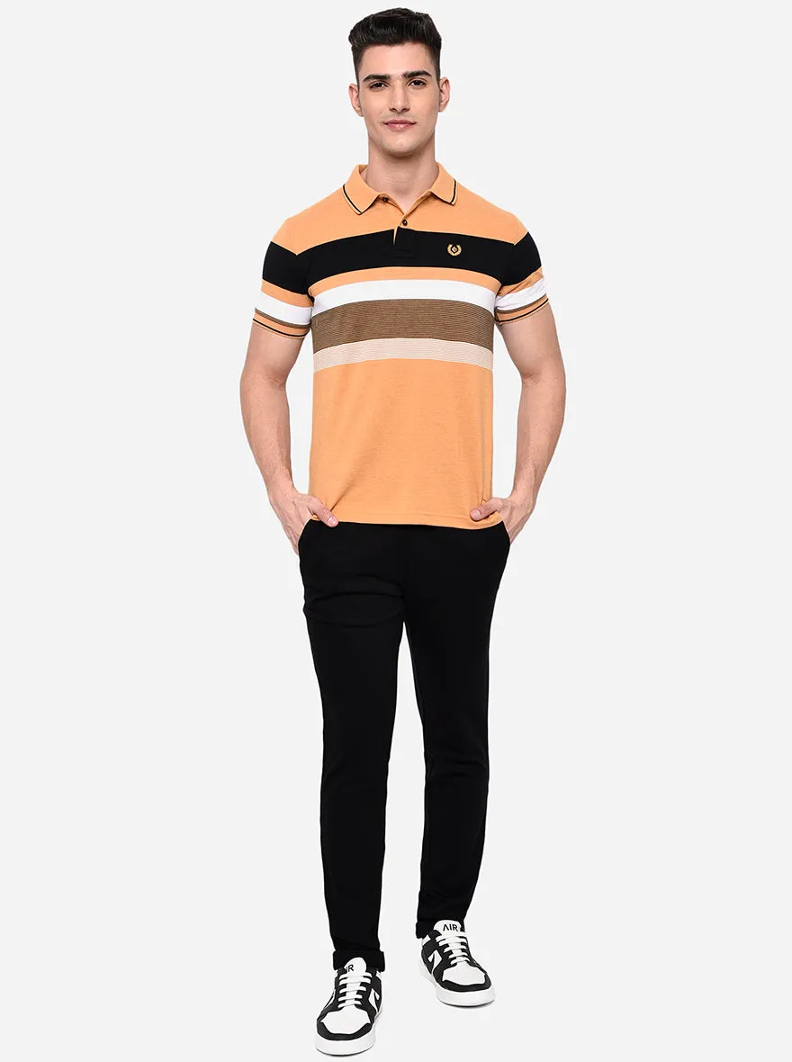 Black Solid Venice Fit Casual Trouser | JadeBlue
