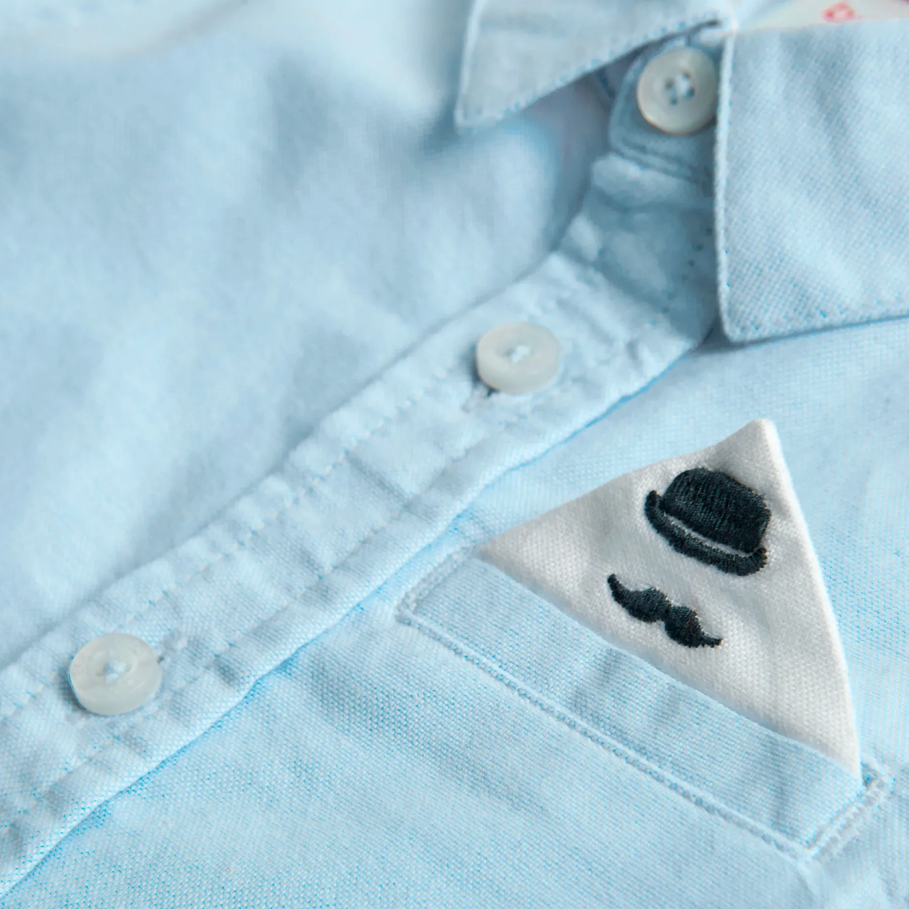Boboli Blue Oxford Shirt
