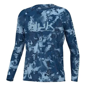 Boys' Huk Pusuit Fin Flats Long Sleeve T-Shirt