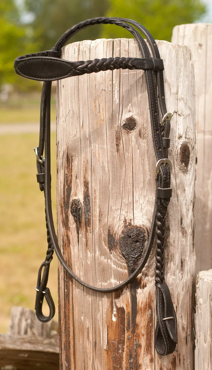 Braided Headstall & Reins
