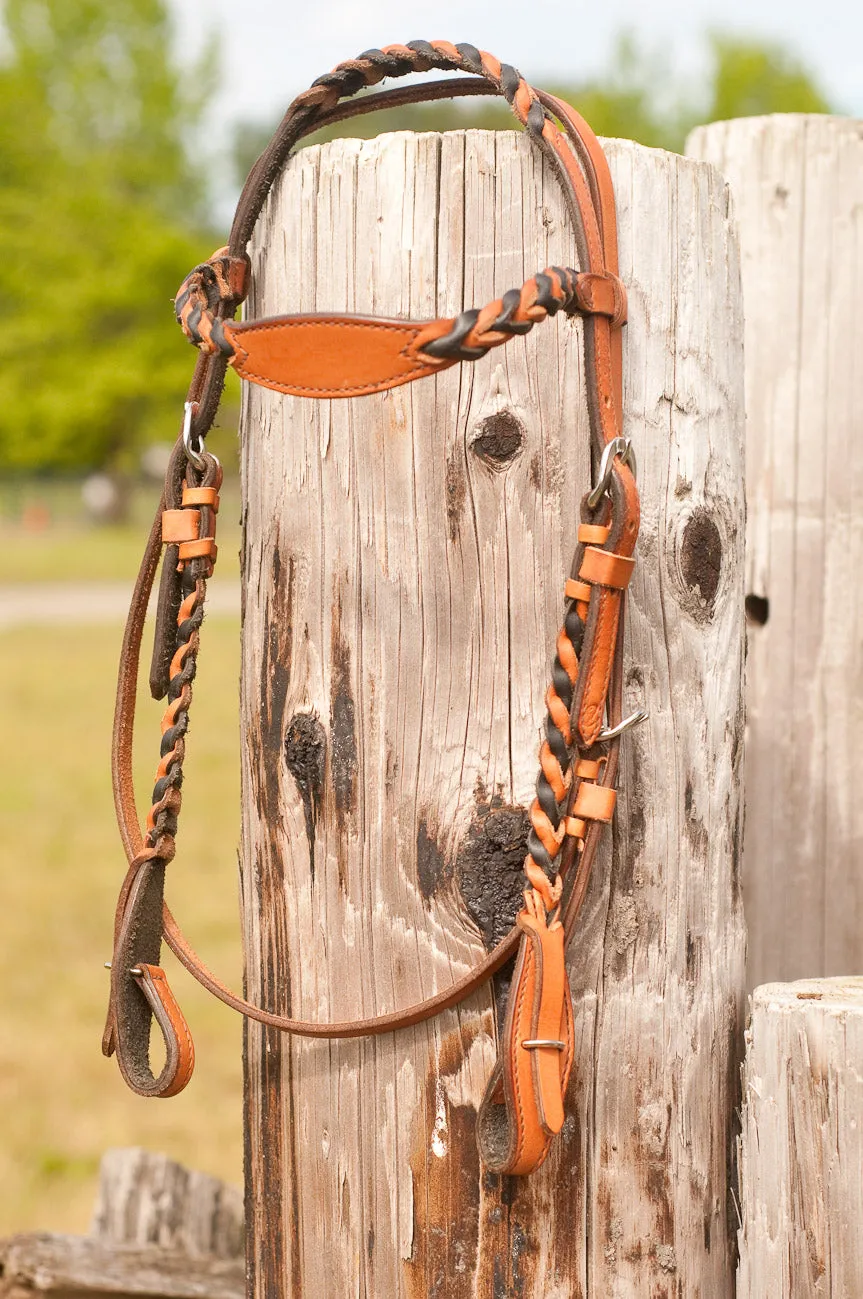 Braided Headstall & Reins