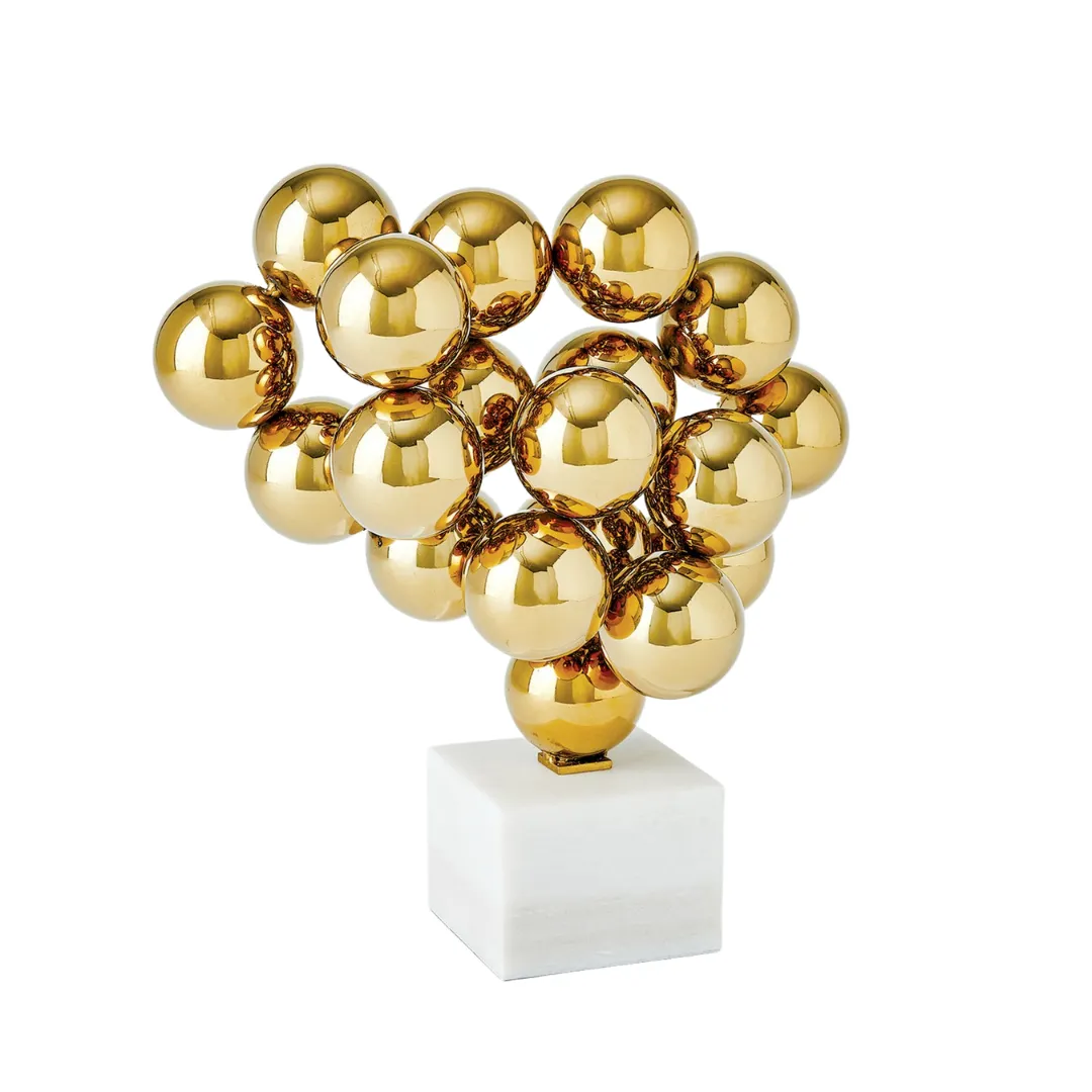 Brass Bubbles Sculpture