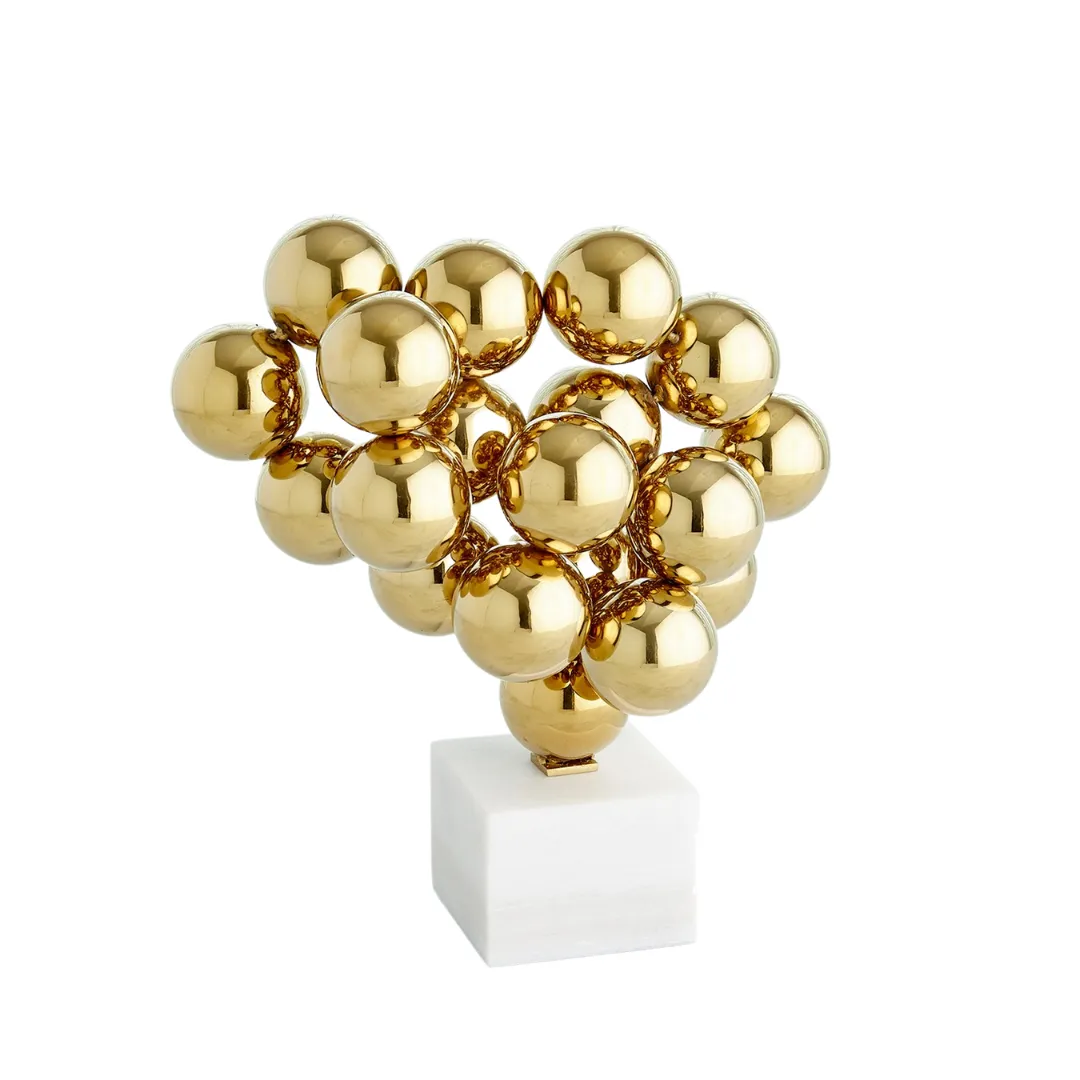 Brass Bubbles Sculpture
