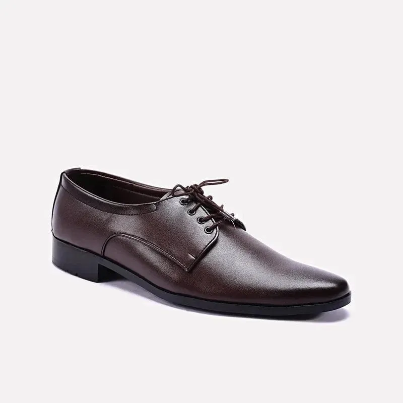 Brown Derby Shoes Men 0111360