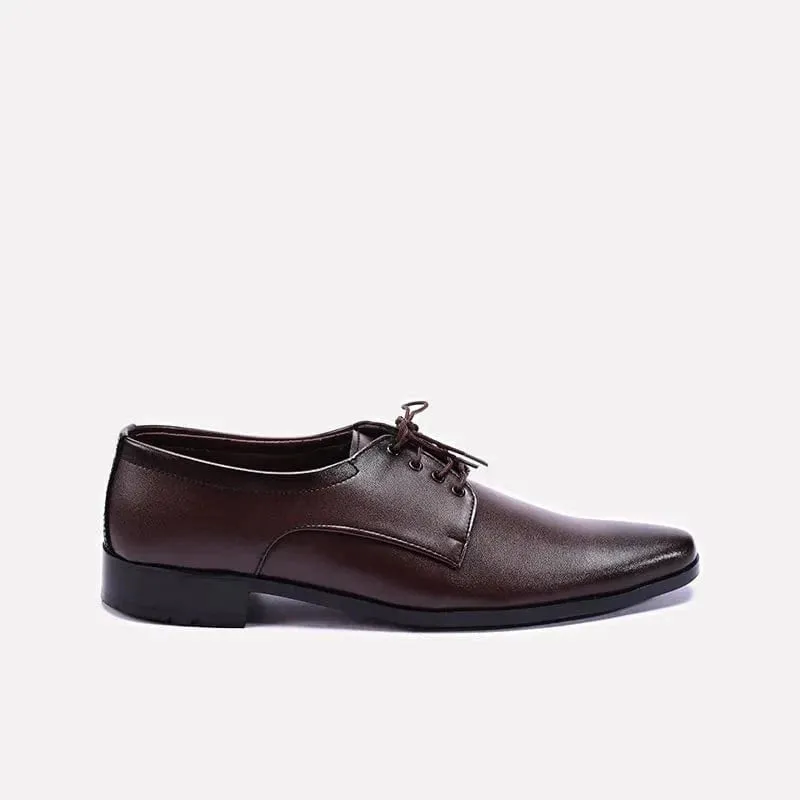 Brown Derby Shoes Men 0111360