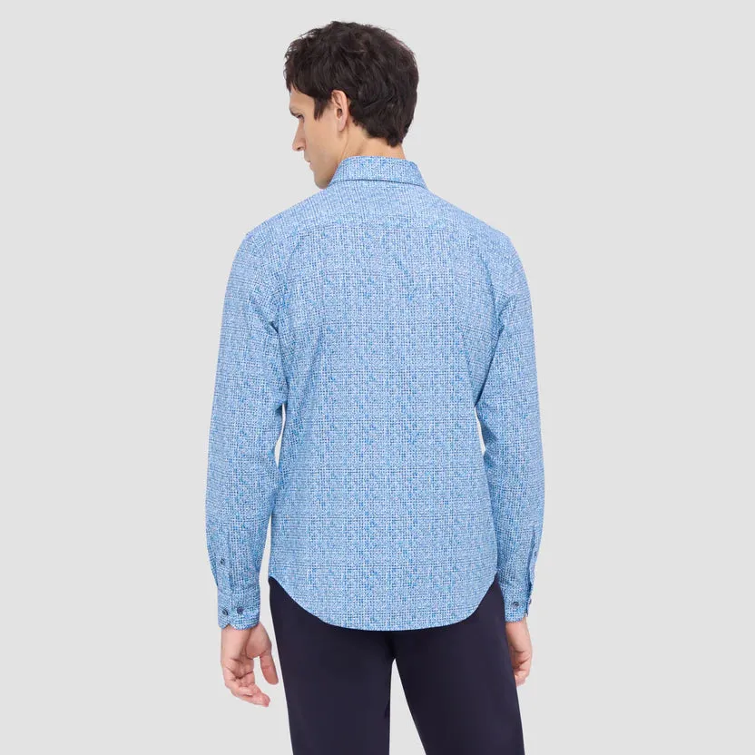 Bugatchi Ooohcotton James Long Sleeve Shirt - Classic Blue
