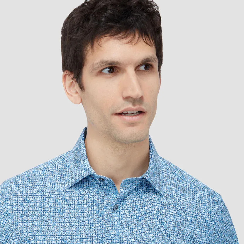 Bugatchi Ooohcotton James Long Sleeve Shirt - Classic Blue