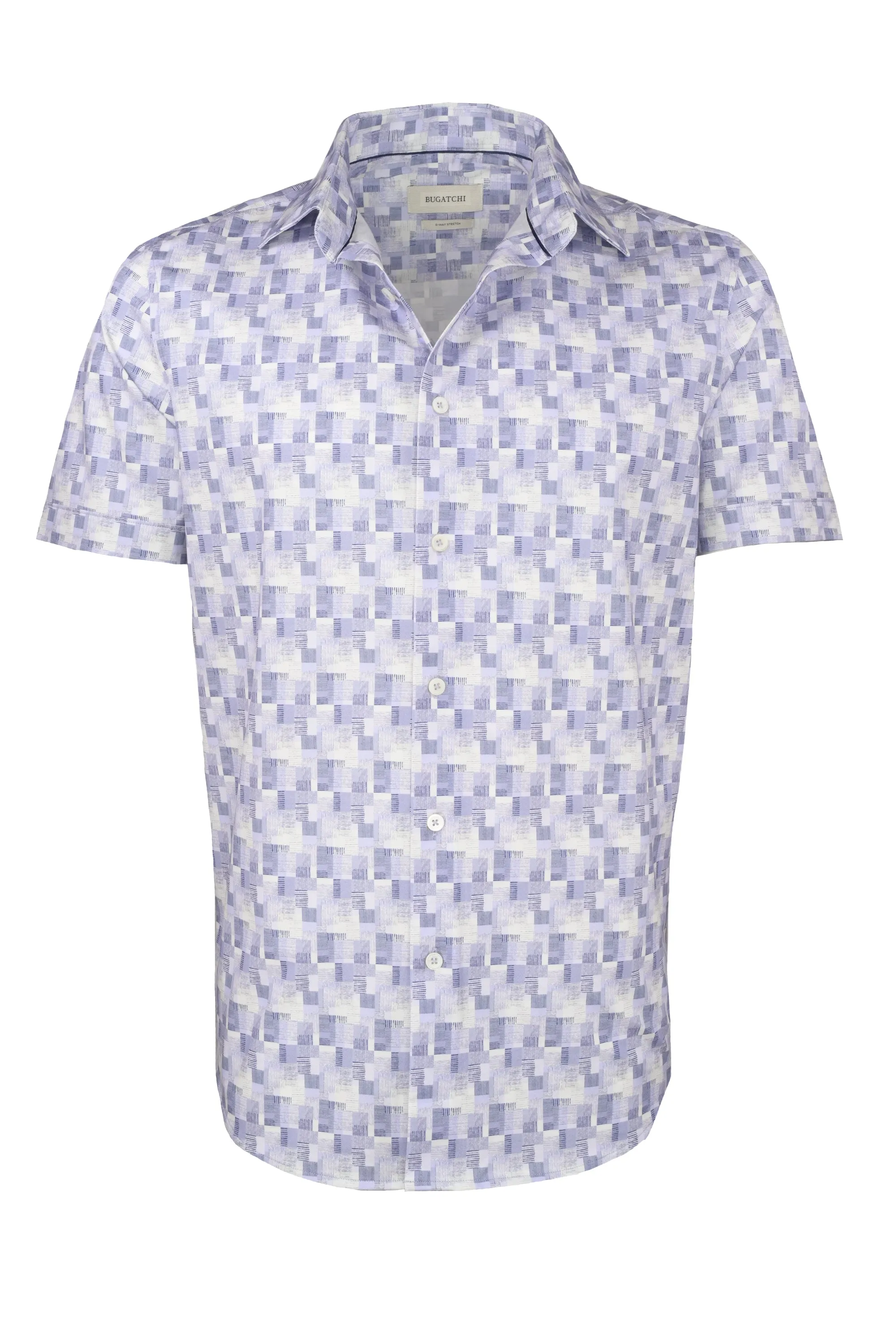 Bugatchi OoohCotton Stretch Shirt - Lilac