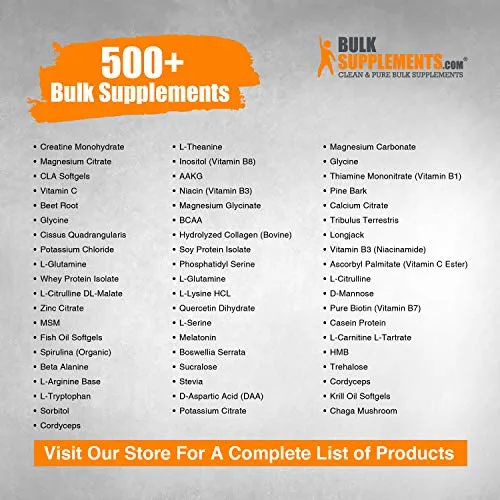 BulkSupplements.com Vitamina C Polvo – Ácido ascórbico puro (2.2 lbs – 2.2 lbs – 1333 porciones) sin OMG – Sin gluten