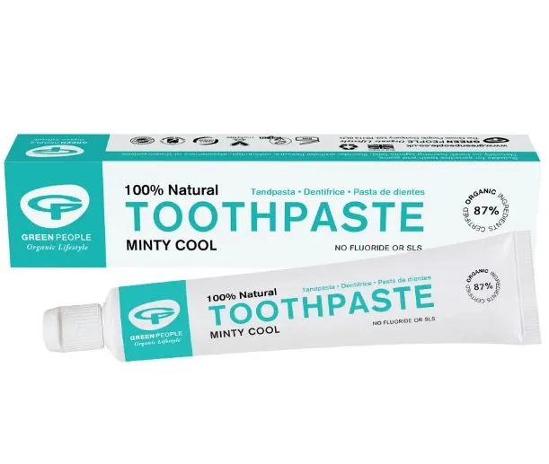[Bundle Of 4] Green People Organic Minty Cool Toothpaste, 50 ml. Exp-05/26