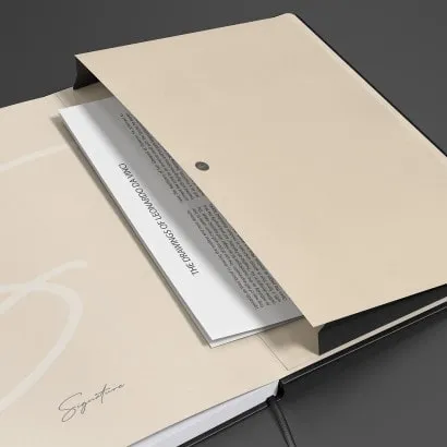 Caderno Signature Liso Preto (artigo sortido)