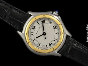 Cartier Cougar Panthere Ladies 2-Tone Watch - Stainless Steel & 18K Gold